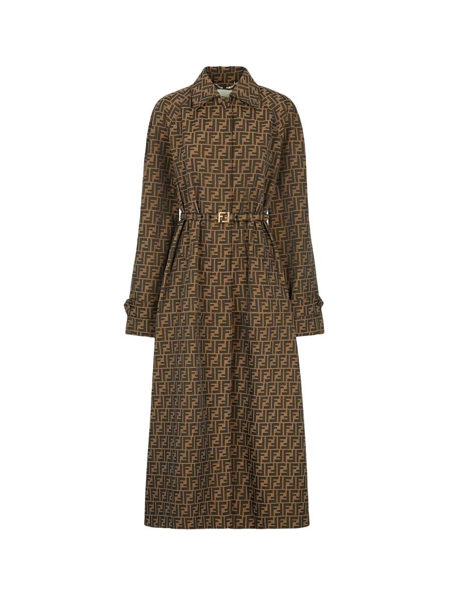 Fendi Trench in Natural | Lyst