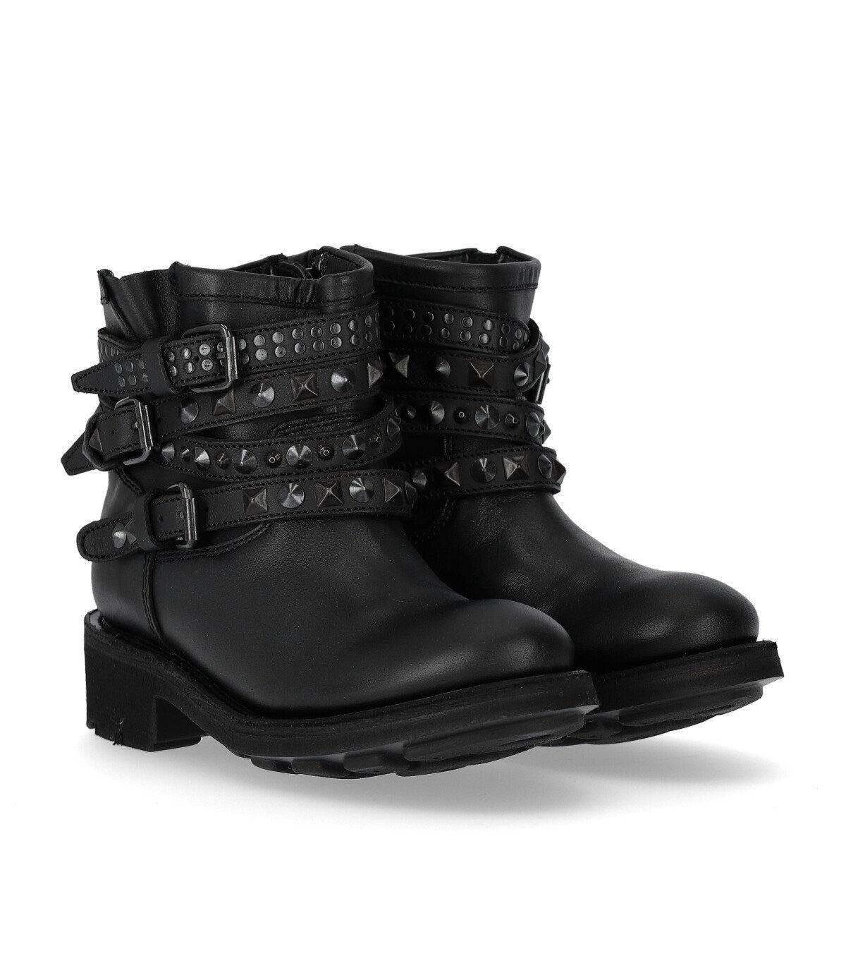 Ash Tatum Black Ankle Boot With Studs | Lyst