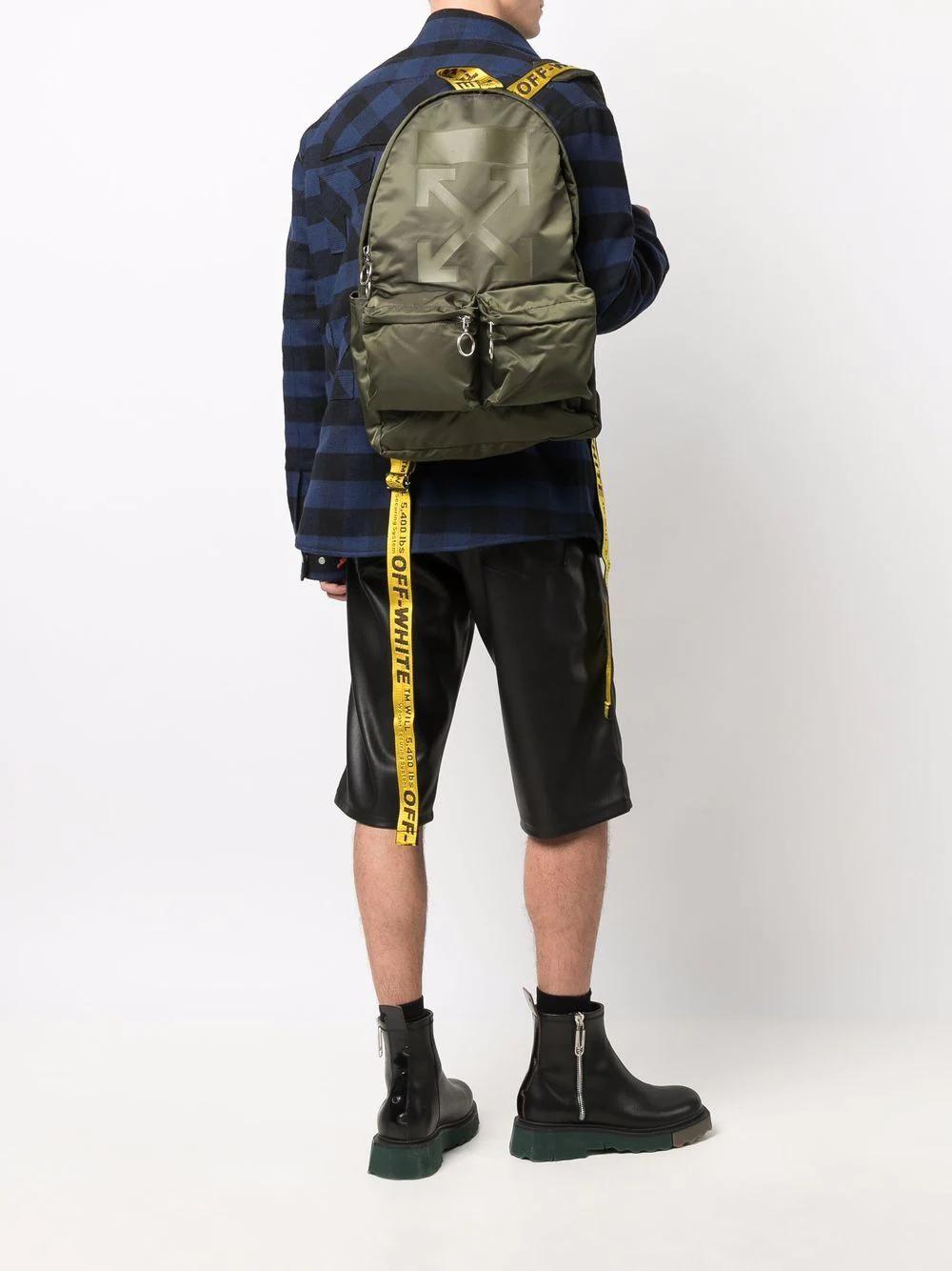 Off-White c/o Virgil Abloh Arrows PVC Backpack - Grey Backpacks