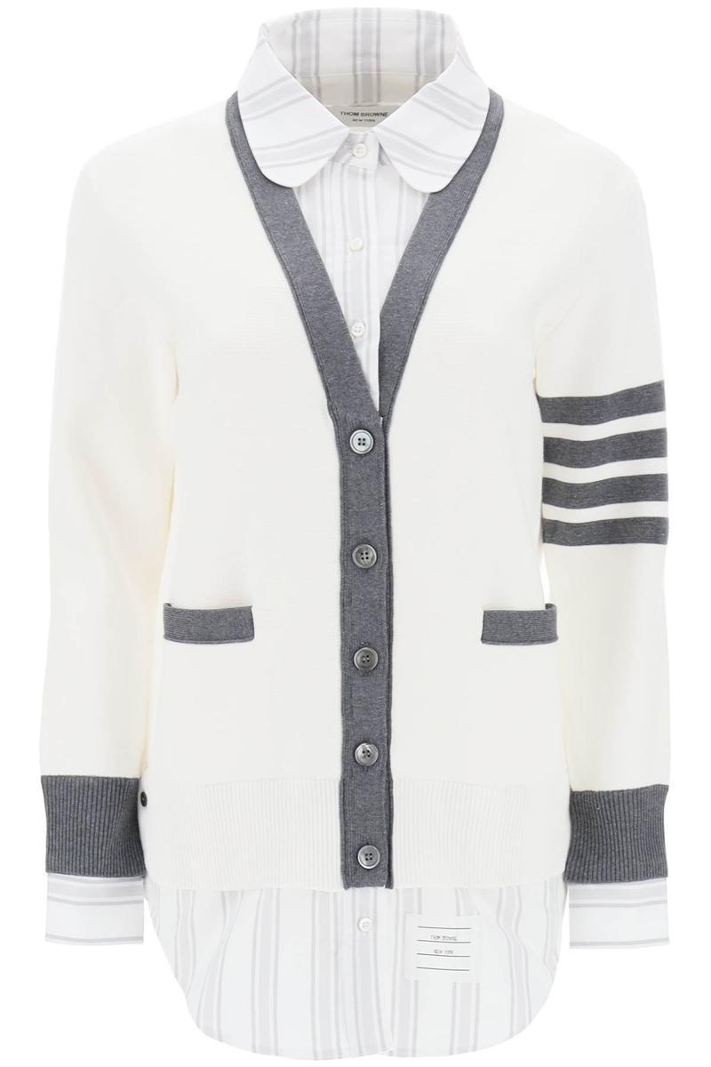 Cardigan hotsell shirt combo