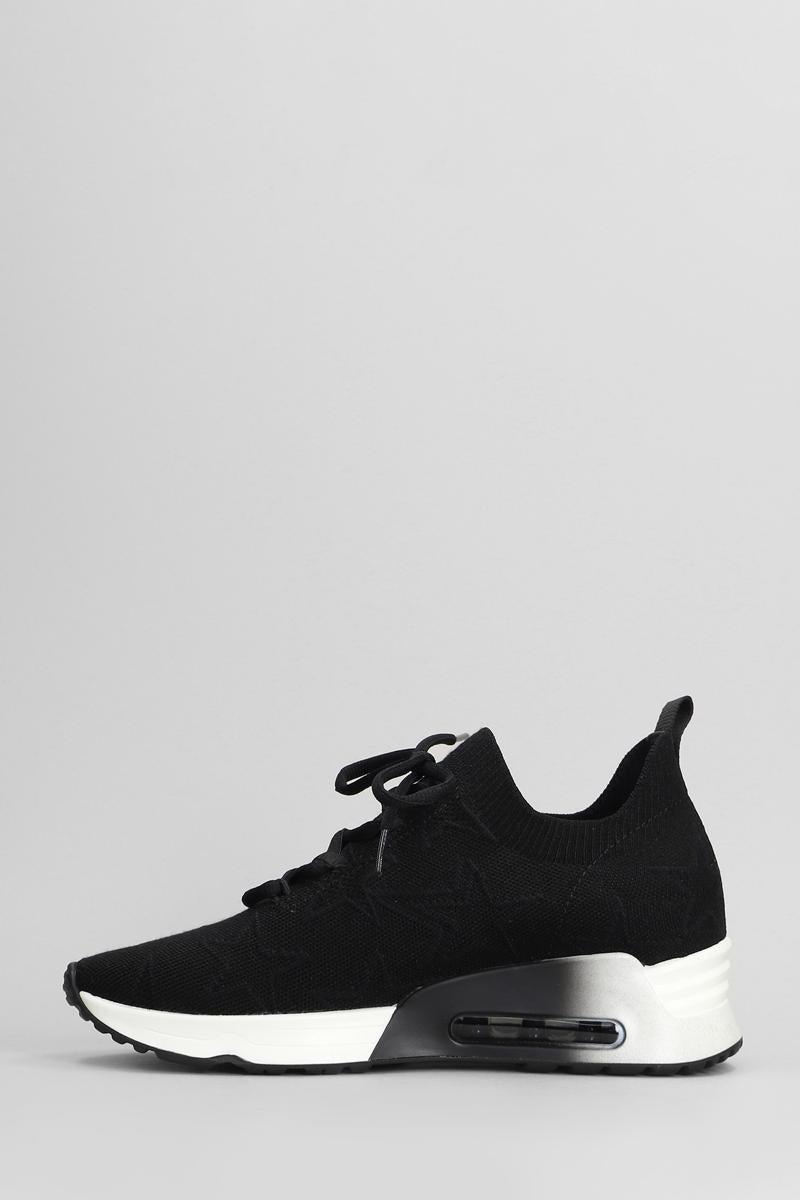 Ash lucky trainers black knit best sale