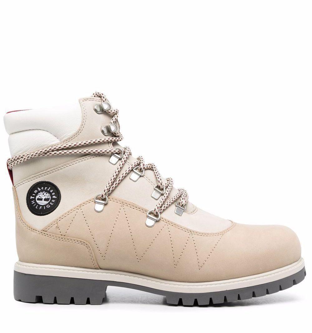 Timberland Tommy Hilfiger X Hiker Boots in Natural | Lyst