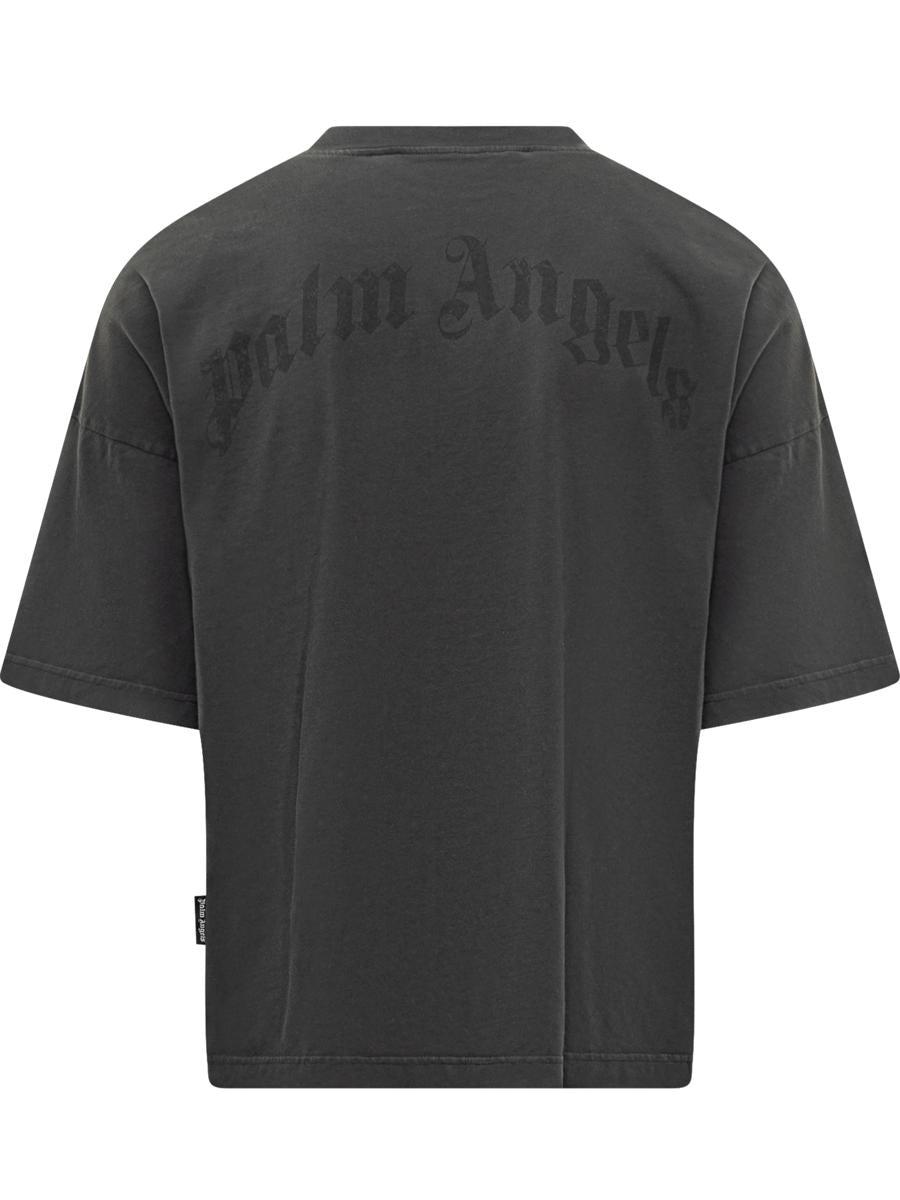Palm Angels｜SHORT-SLEEVED ROUND NECK T-SHIRTS (PMAA088E Palm Angels Short sleeve t-shirts for Men | Online Sale up