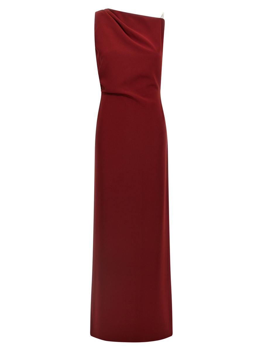 ワンピース Max Mara Aceri Virgin Wool Long Dress Aceri virgin wool midi dress in brown - Max Mara | Mytheresa