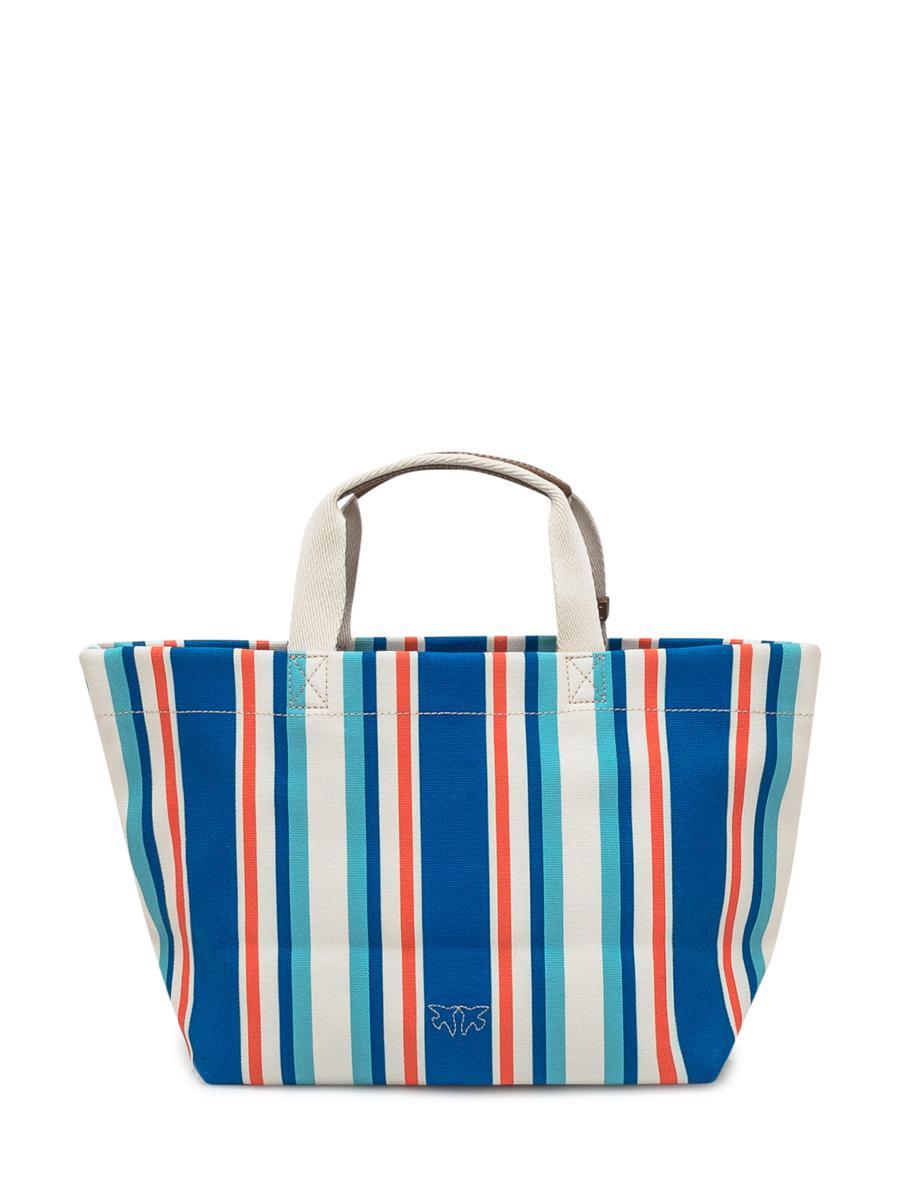 トートバッグ PINKO Woman Tote bags Blue 104754A2G5 AE7Q PINKO logo-patch Tote Bag | Blue | FARFETCH