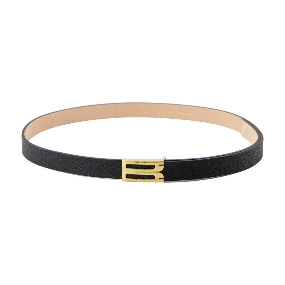 ベルト VICTORIA BECKHAM Woman Belt Black 1324ABL006058A 1 Frame Belt In Black Leather – Victoria Beckham Inc
