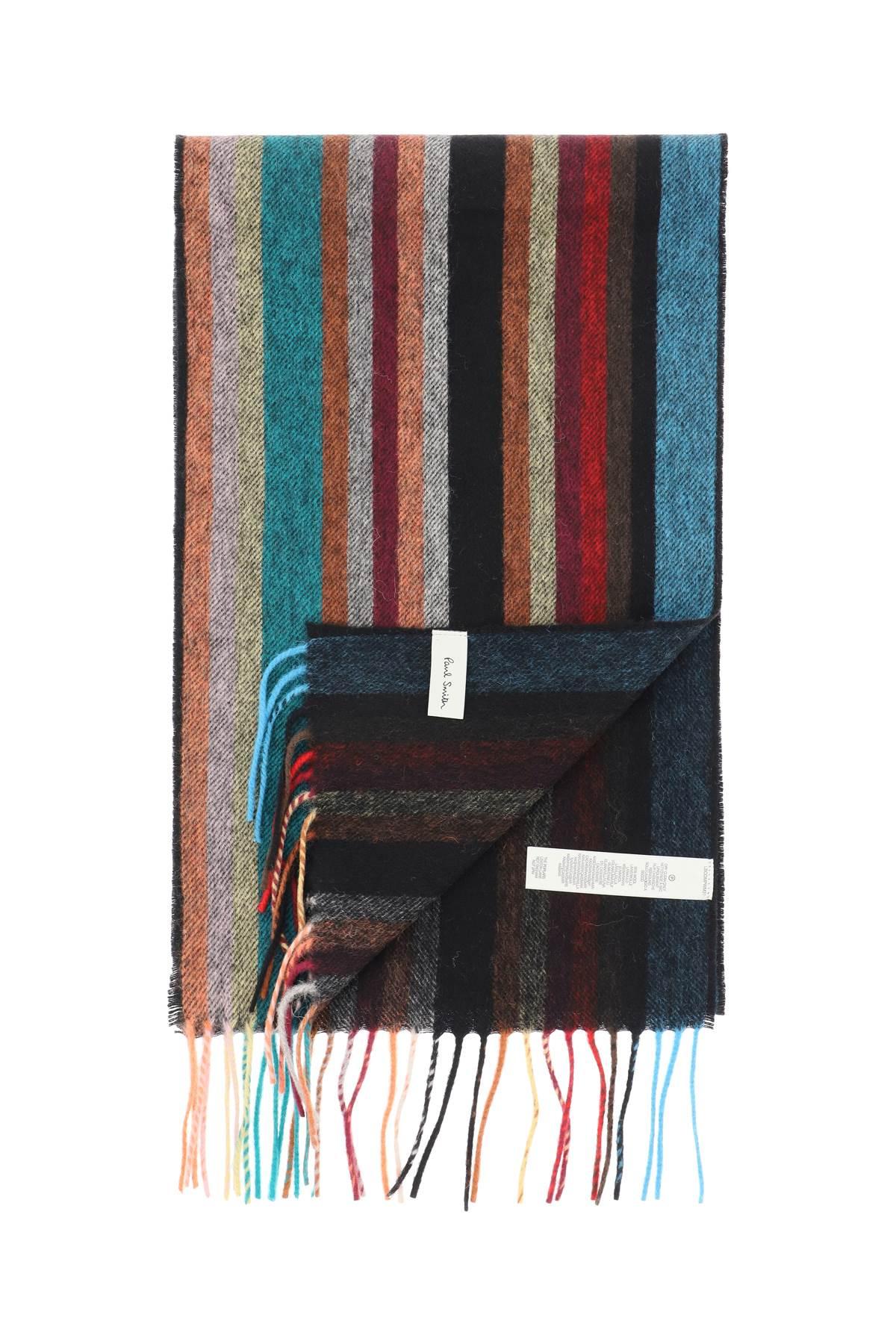 Paul Smith Wool Signature Stripe Scarf in Blue,Yellow,Red (Blue) for Men -  Save 25% | Lyst