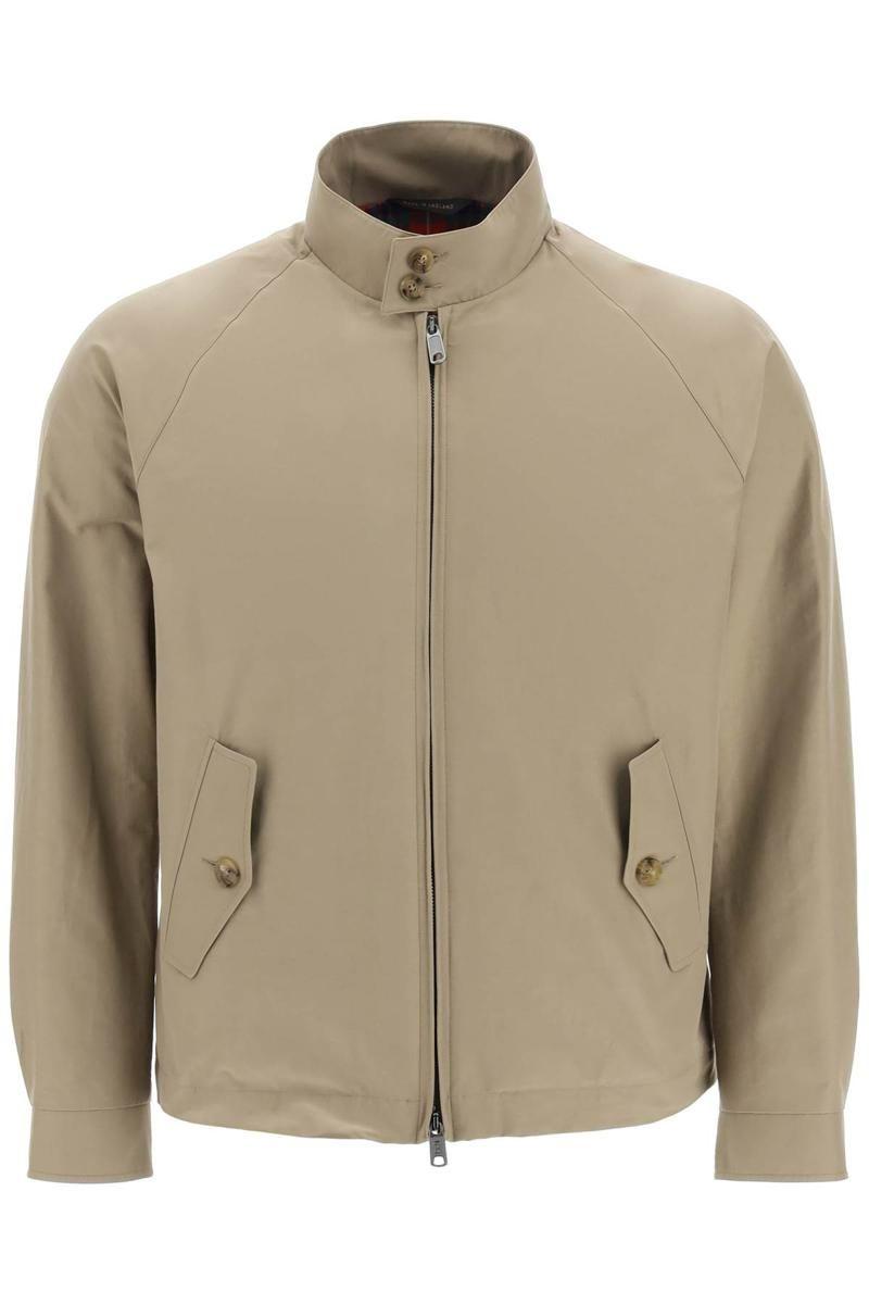 Baracuta G4 Cloth Harrington Jacket in Natural for Men | Lyst