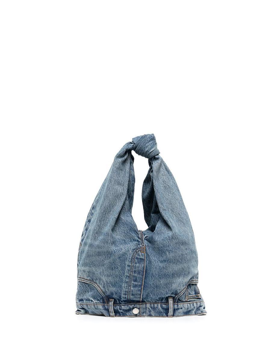 Blue Layered Loose Jeans by Alexander Wang on Sale