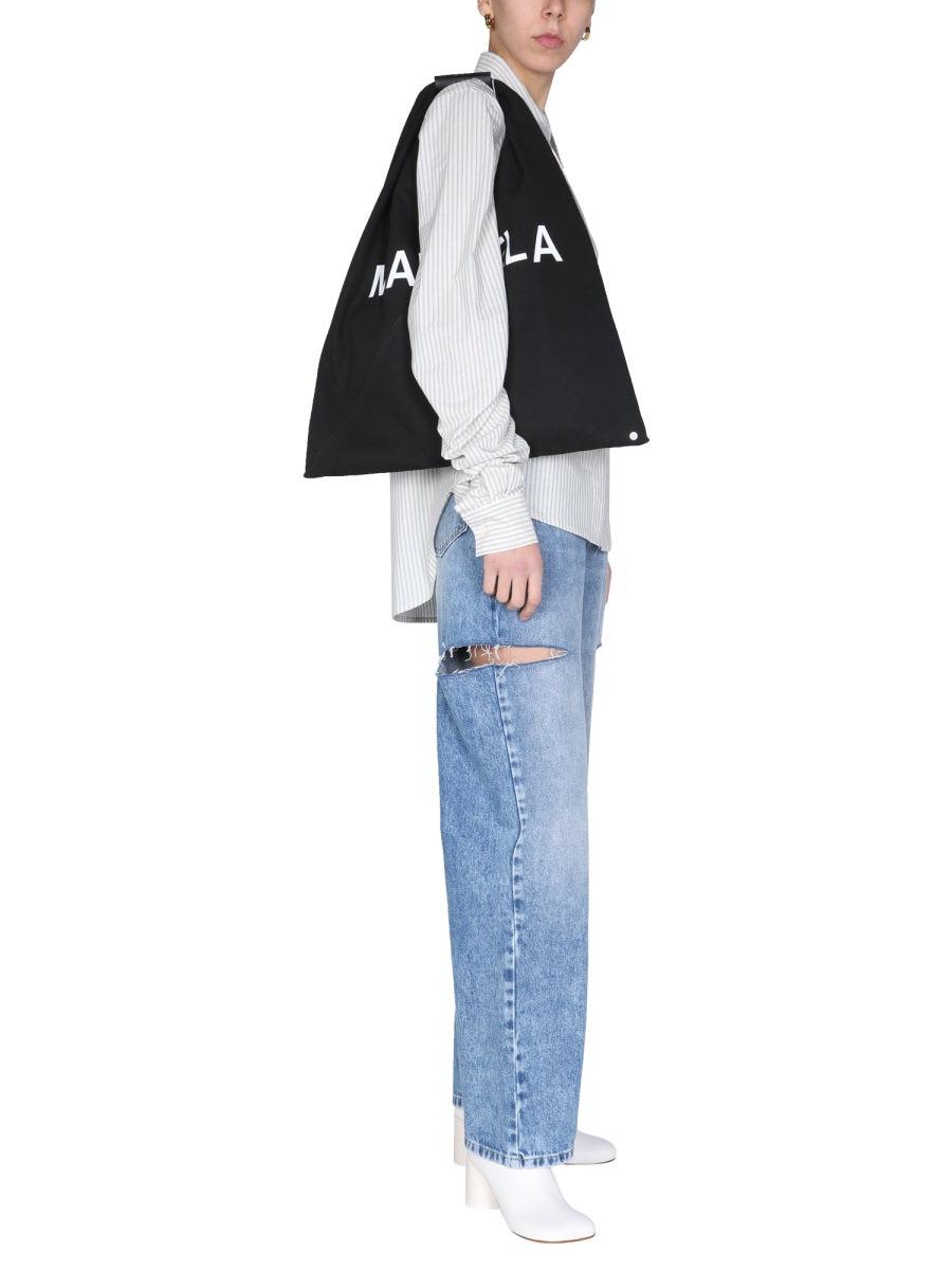 Maison Margiela Denim Jeans With Cut 