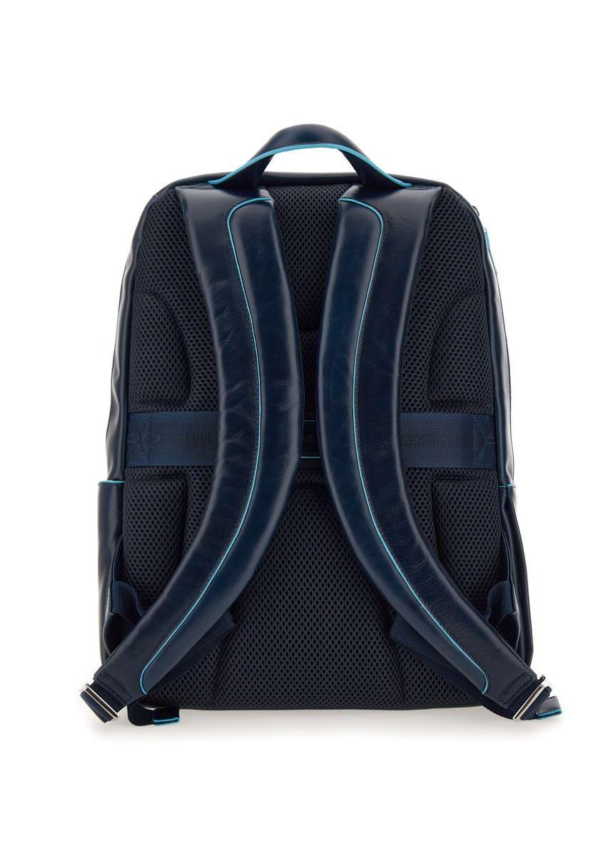 Piquadro "blue Square" Leather Backpack for Men | Lyst