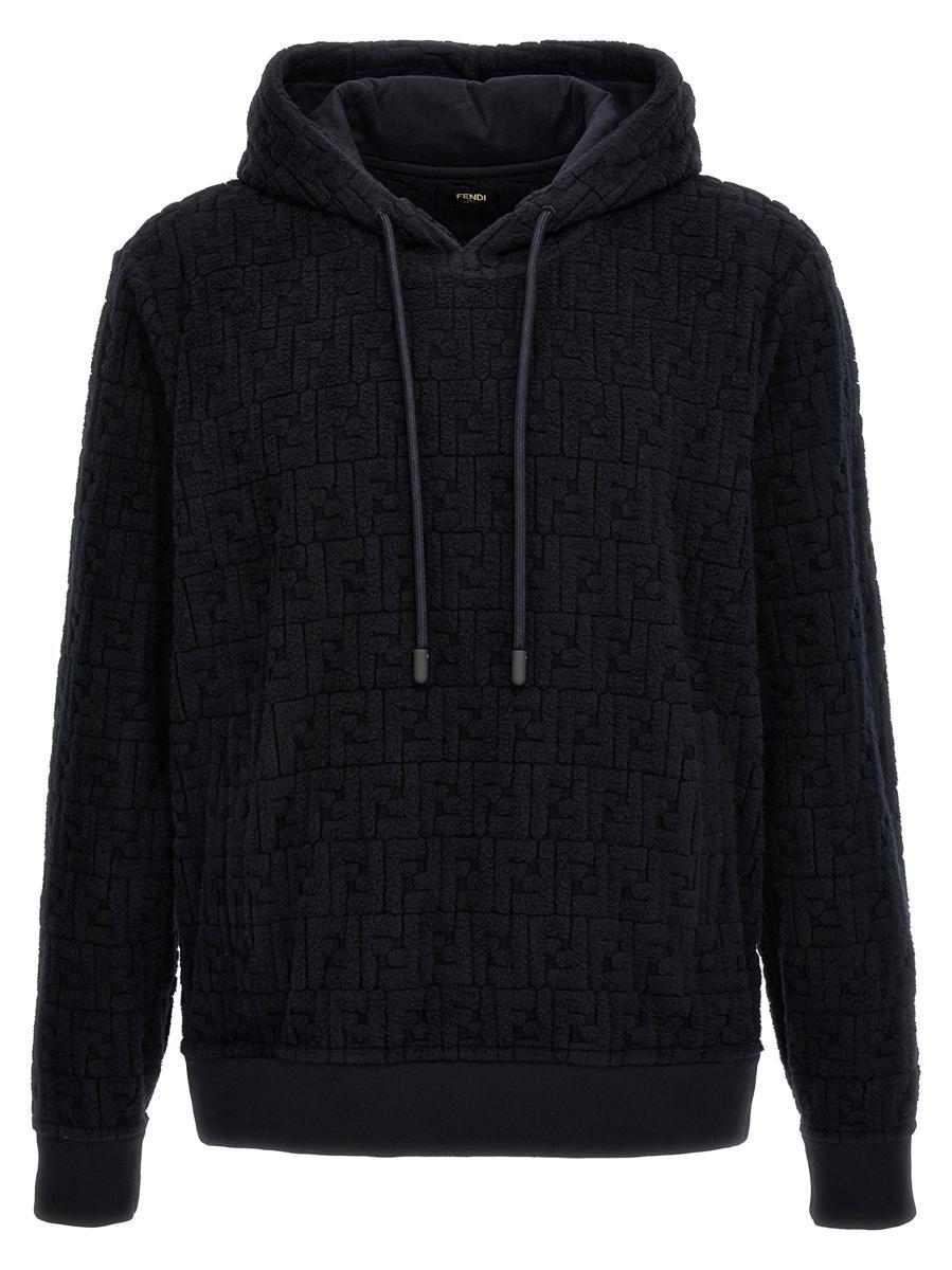Black fendi hoodie mens best sale
