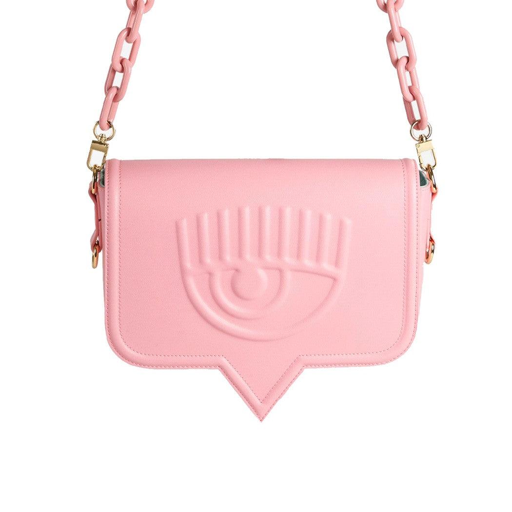 Chiara Ferragni Eyelike Pink Large Crossbody Bag | Lyst