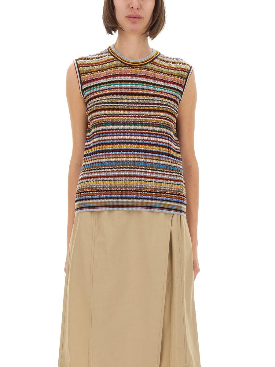 トップス 90s Paul Smith linen vest PAUL SMITH WOMENSWEAR AND ACCESSORIES SS25 AT BOWNS UP TO 70