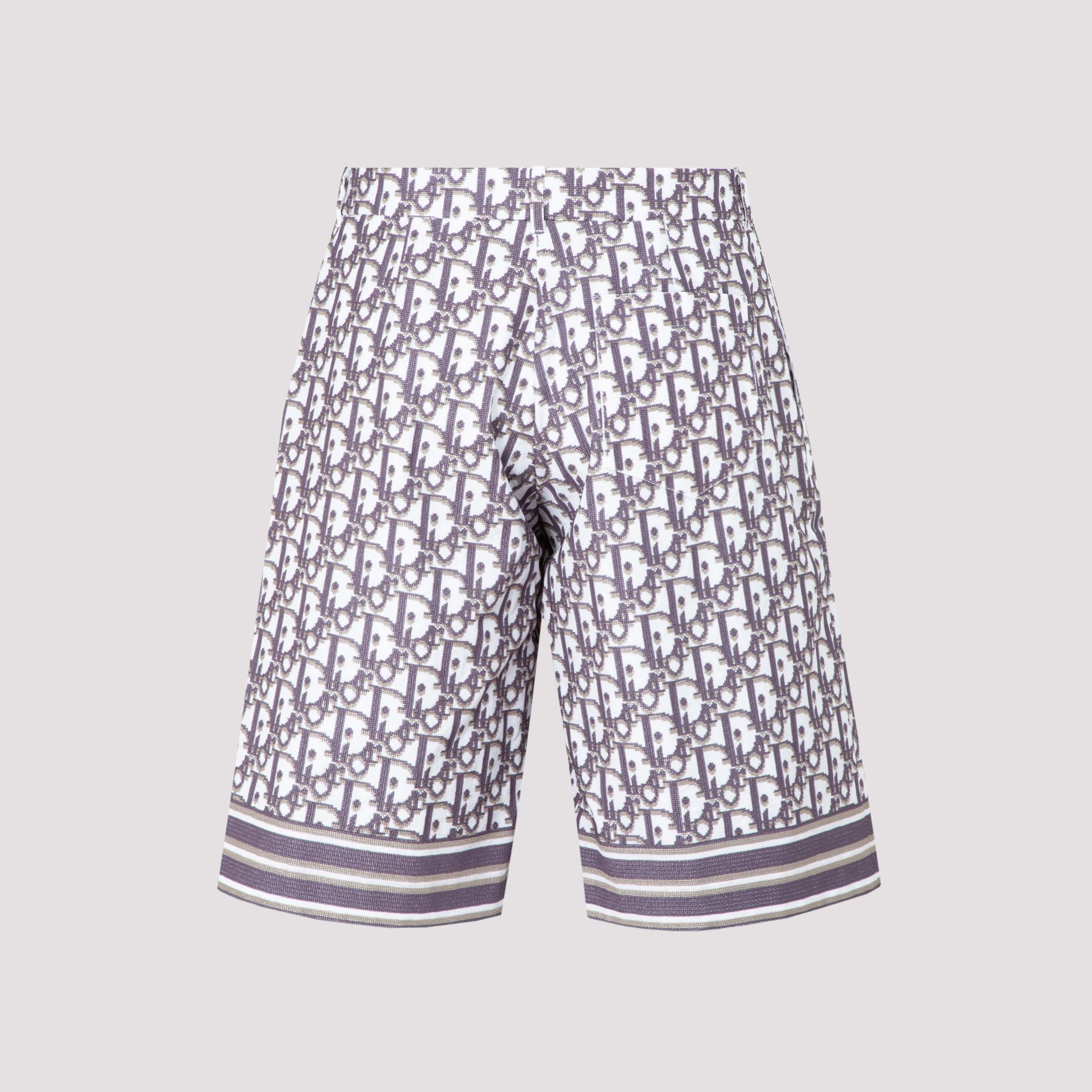 Dior Dior Oblique Shorts in White for Men | Lyst