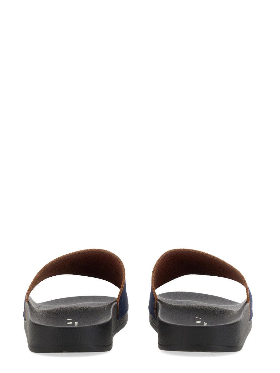 Mens Shoes Slip-on shoes Slippers Save 29% Blue for Men Marni Canvas Slide Sandal With Logo in Blue,Black 