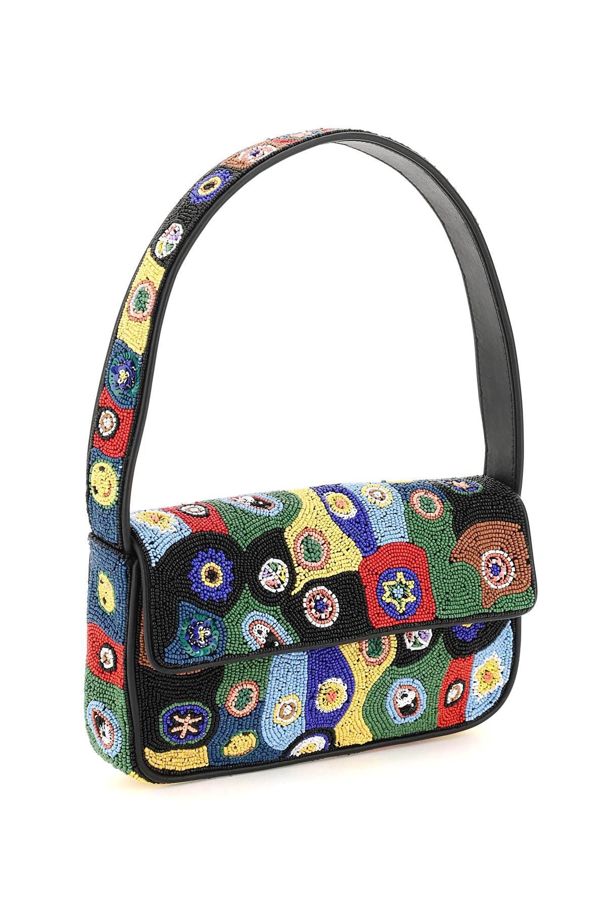 STAUD Millefiori Tommy Beaded Shoulder Bag | Lyst