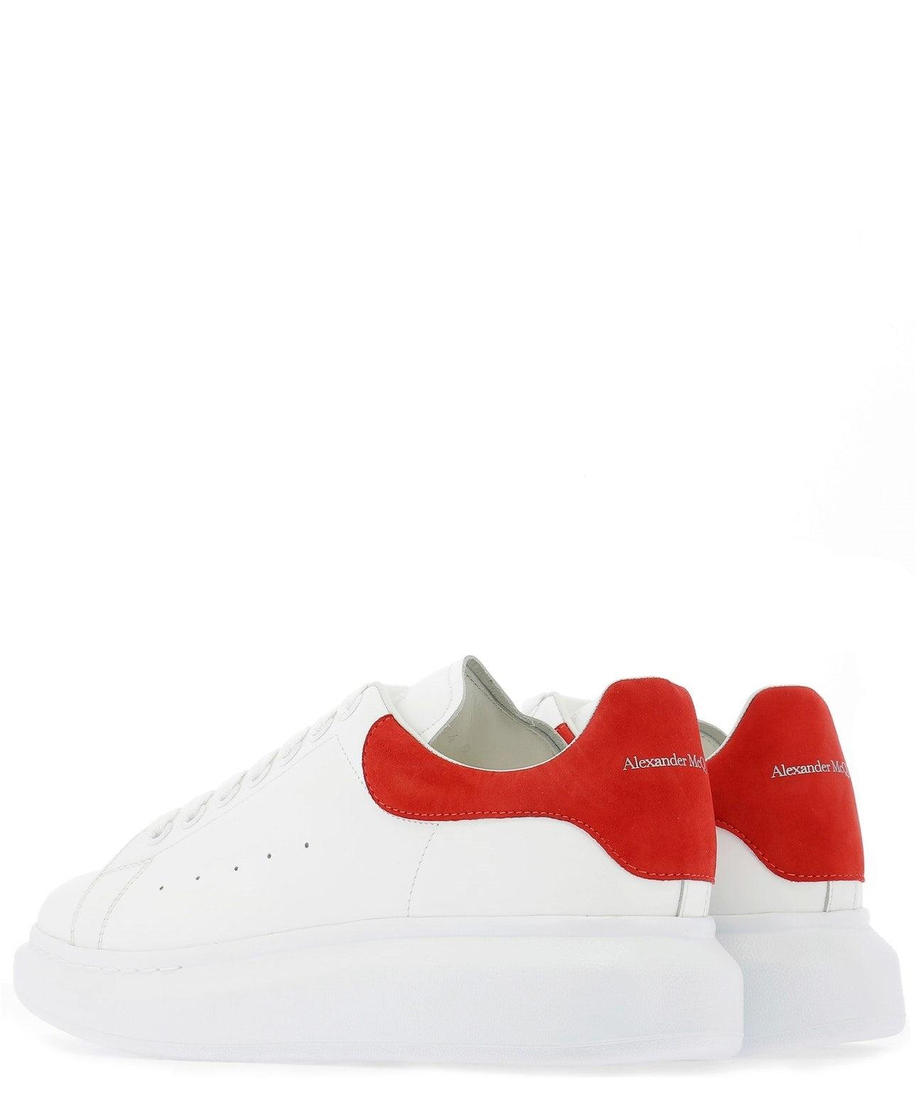 red alexander mcqueen trainers