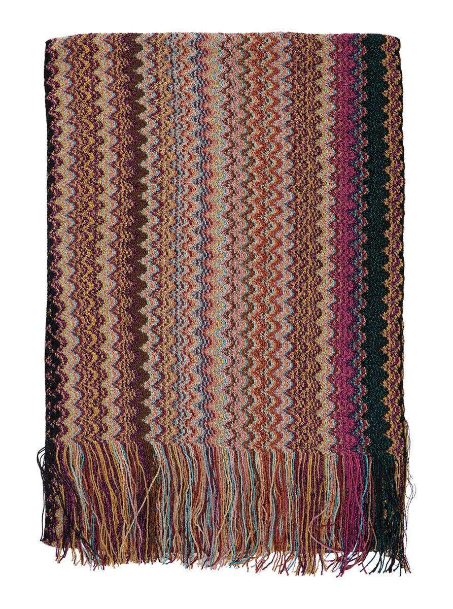 スカーフ MISSONI FW25 SCIARPA 40/45X200+FR. DA235 (SC35WMDA235 0001) Missoni Sciarpa 40/45x200+fr. da235 available on Gaudenzi
