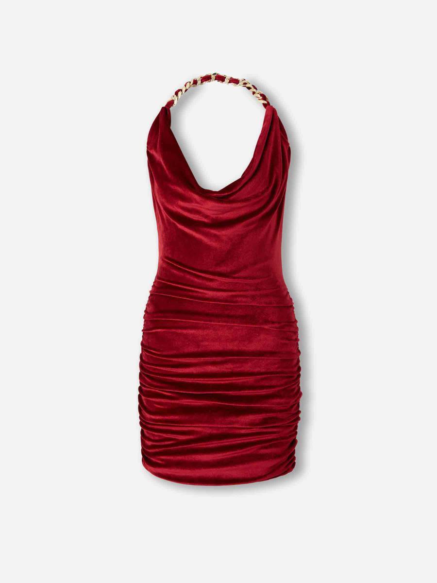 Red Balmain Dresses for Women | Lyst