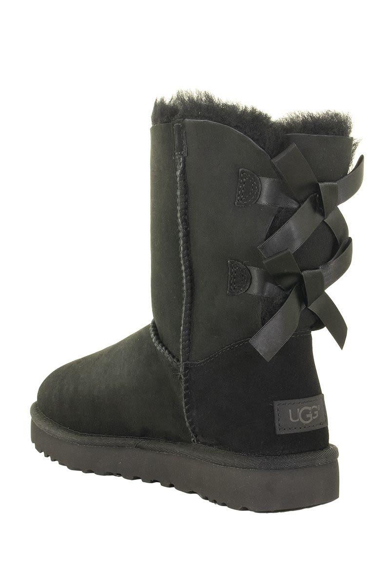 UGG Wool Bailey Bow Ii Black Boots - Save 42% - Lyst