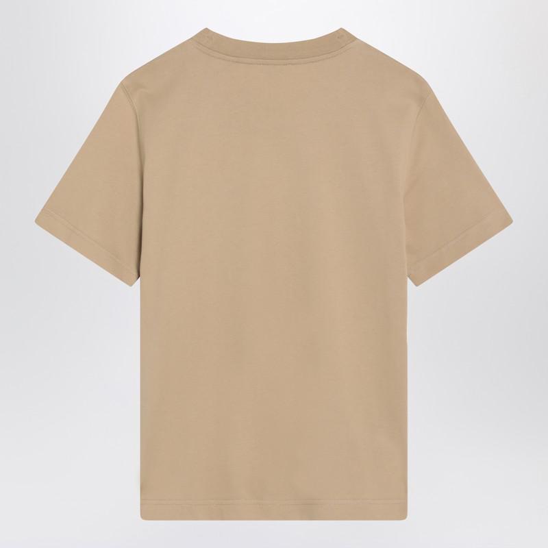 Burberry Light T-Shirt With Equestrian Knight Design in