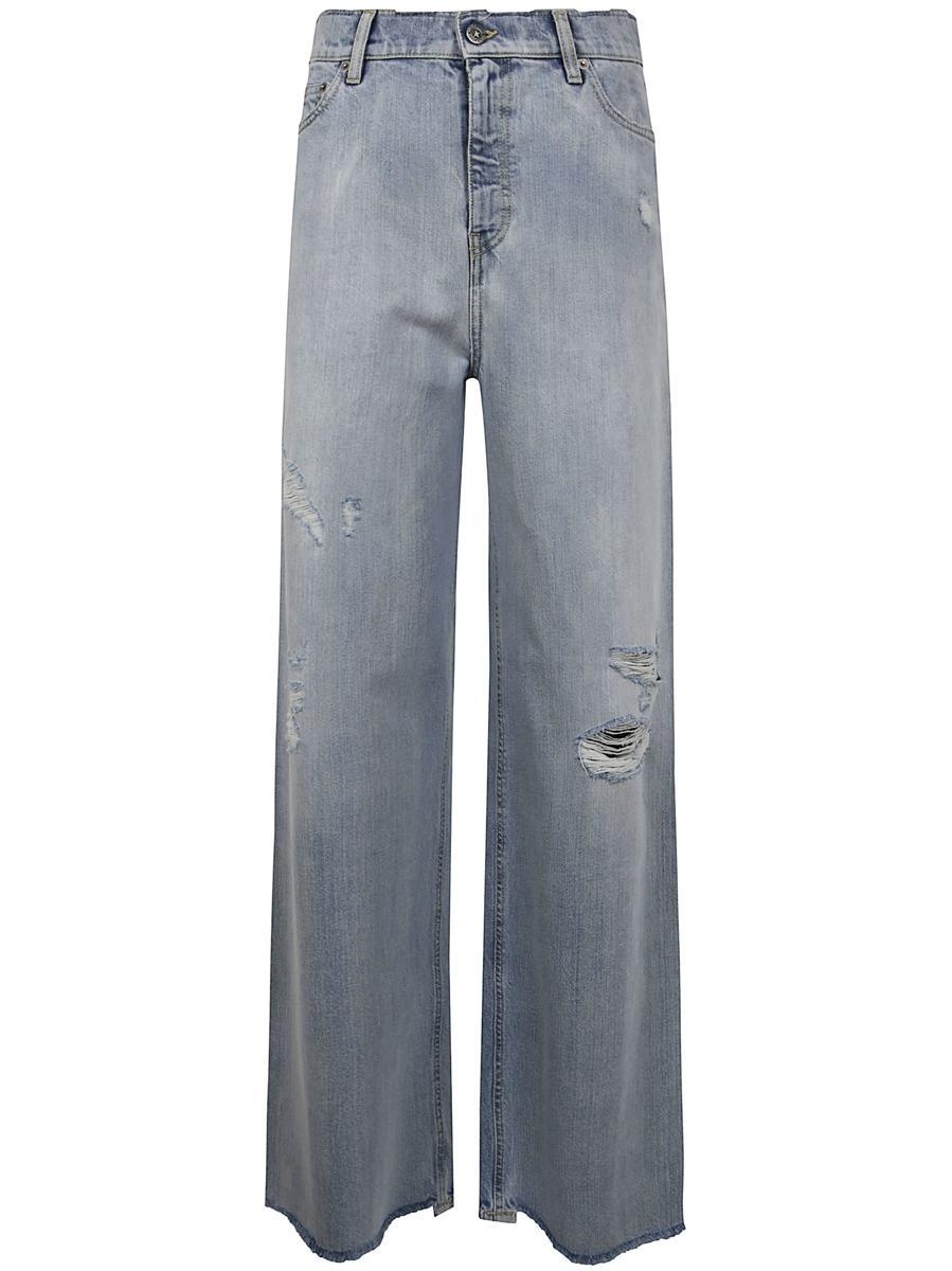 Golden Goose Journey W's Melody Boyfriend Pant Destoyed