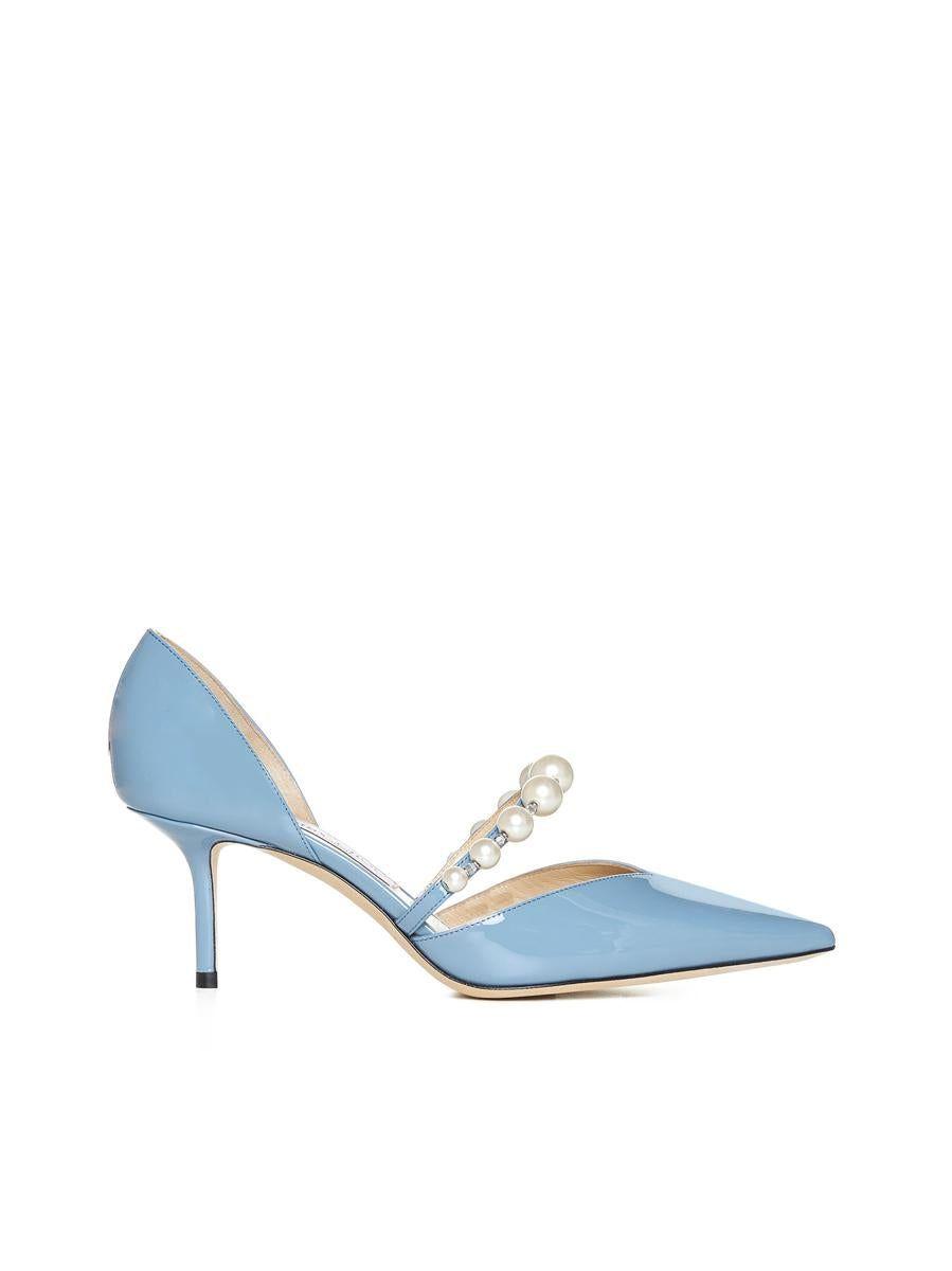 【新品】JIMMY CHOO　ブルー　リボンデザイン 新品】JIMMY CHOO ブルー リボンデザイン