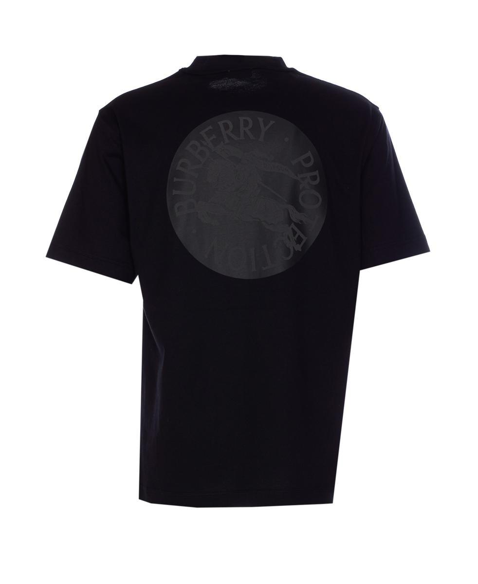 Burberry T-Shirts And Polos in Black for Men | Lyst