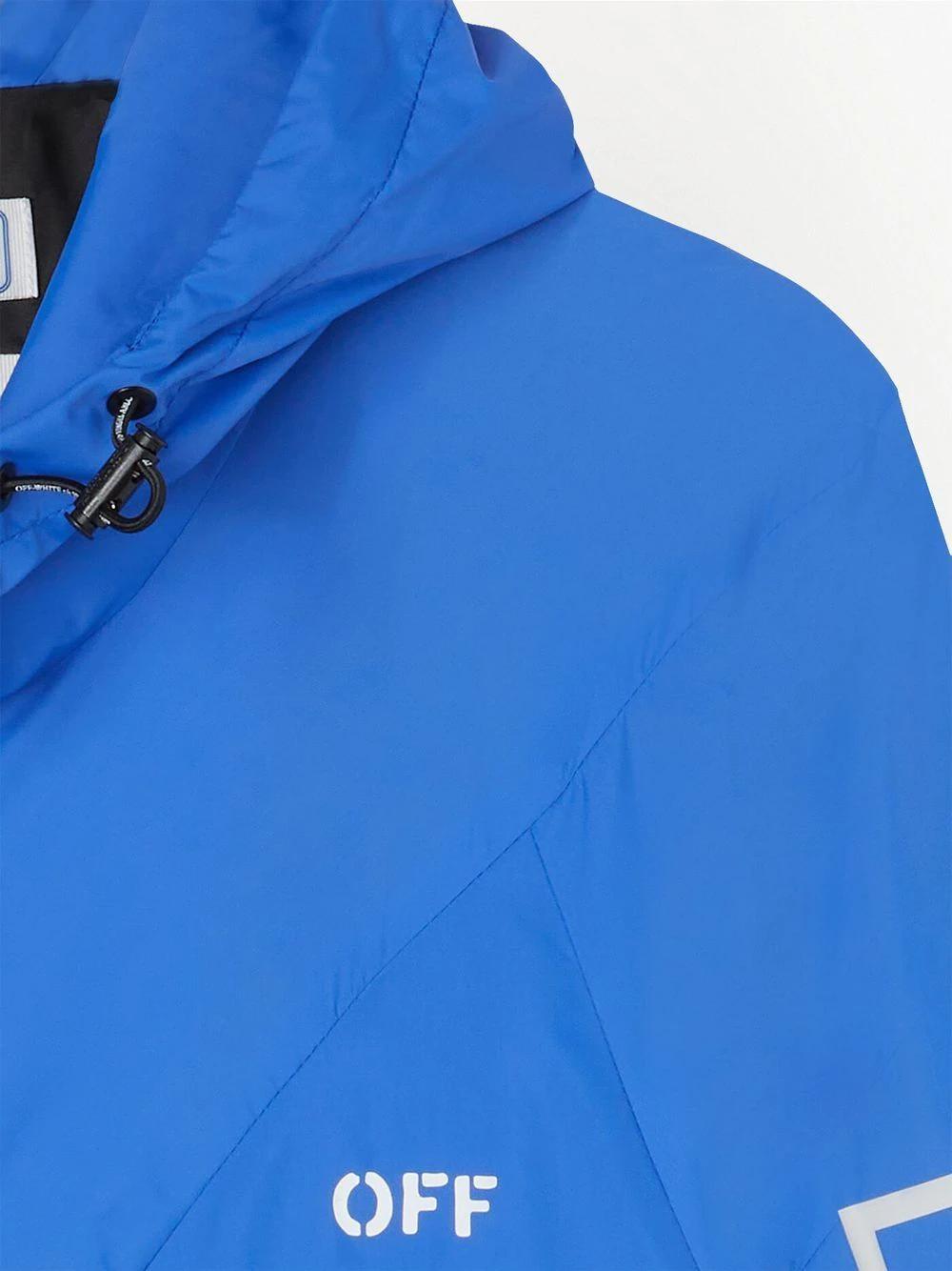 Off-White c/o Virgil Abloh Diag-stripe Logo Track Jacket in Blue for Men |  Lyst