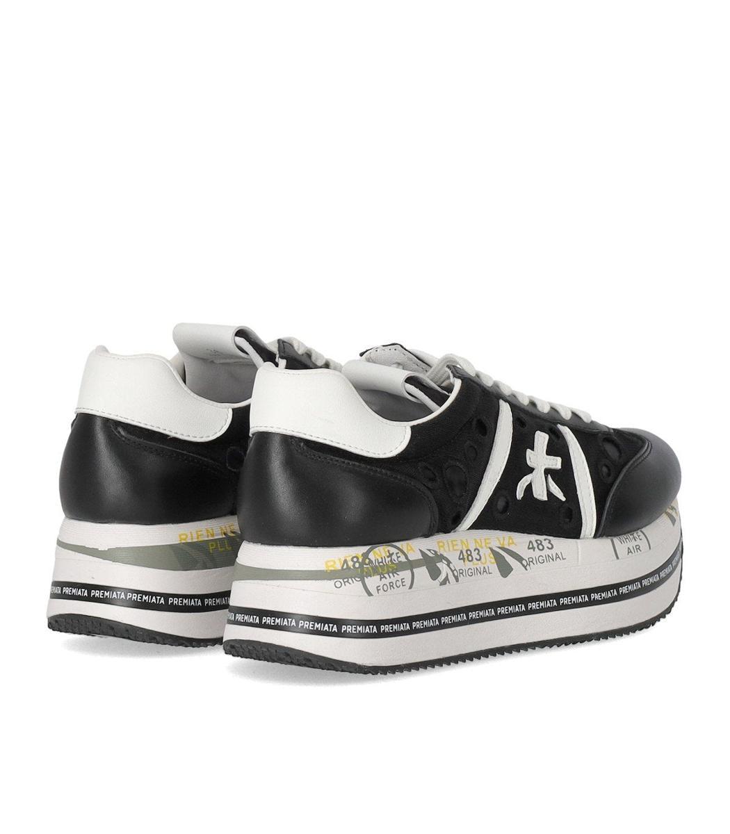 スニーカー PREMIATA Women Sneakers BETH7380 Black Premiata Belle 7380 | Premium Italian Sneakers – Premiata.us