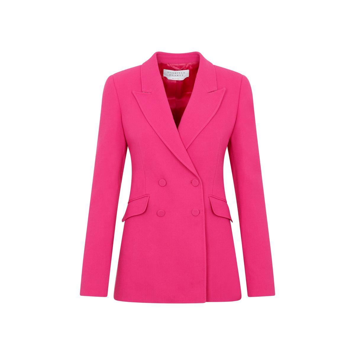 Gabriela Hearst Stephanie Blazer Jacket in Pink | Lyst