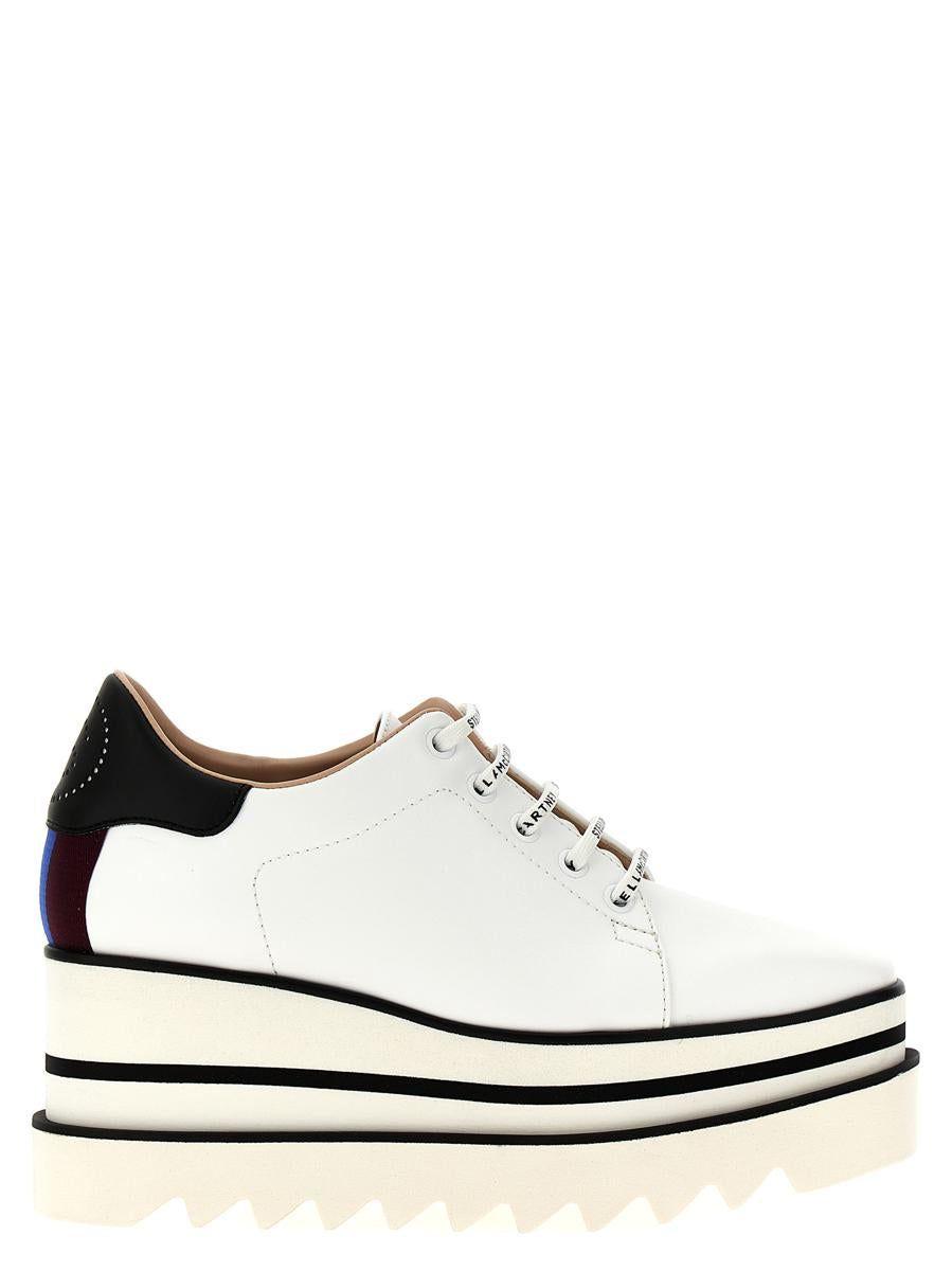 Stella McCartney Tella Mccartney 'sneak-elyse' Wedge in White | Lyst