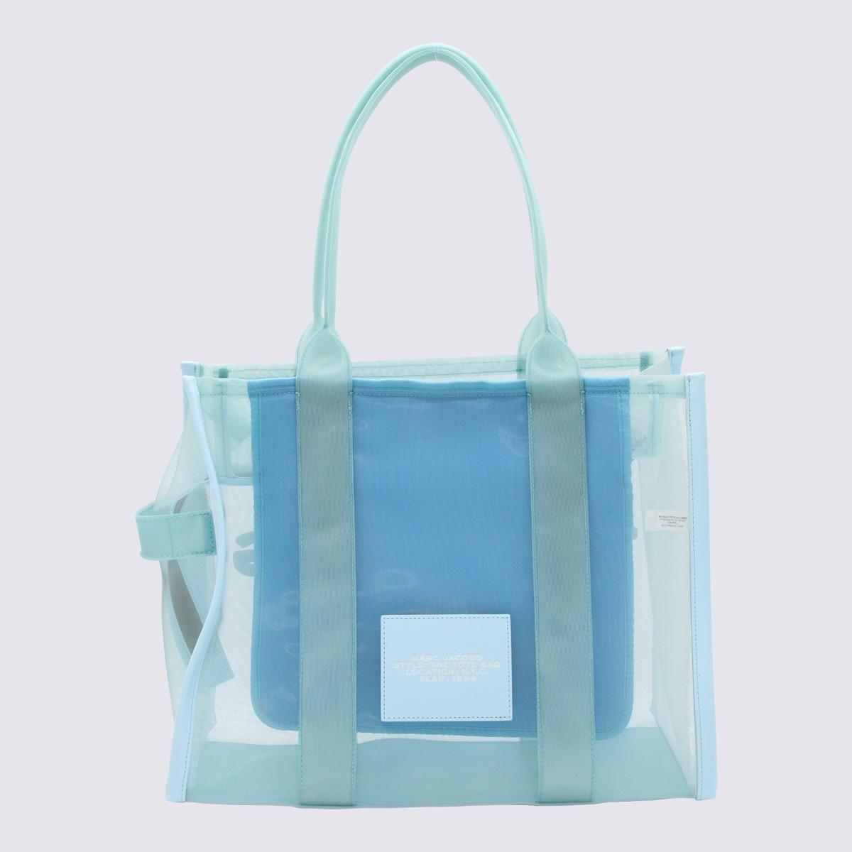 Marc Jacobs Pale Blue The Mesh Large Tote Bag