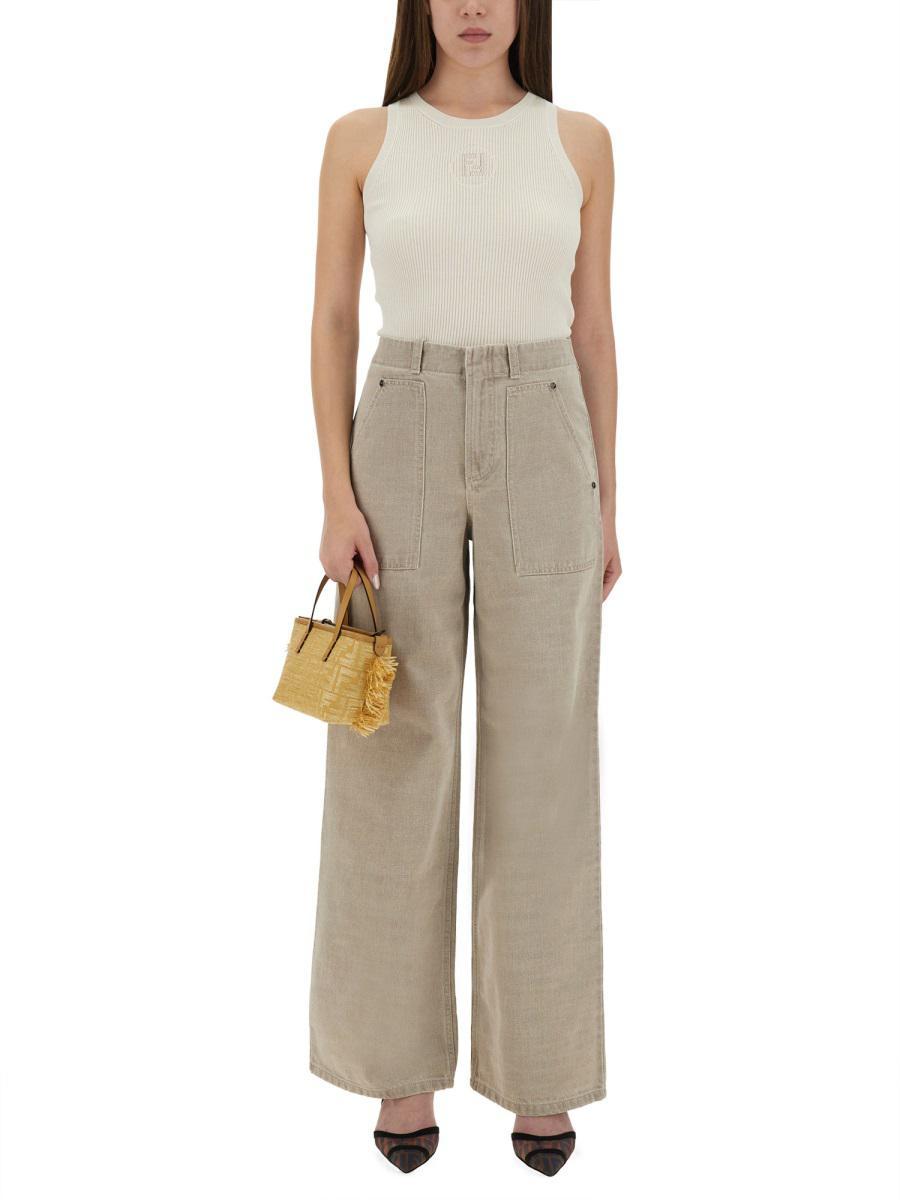 Fendi Sleeveless and tank tops for Women | Online Sale up to
