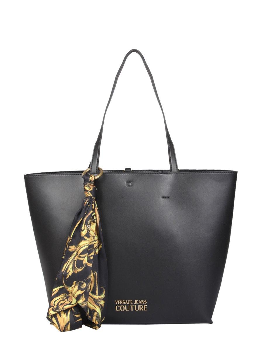 Versace Jeans Couture Thelma Tote Bag With Silk Scarf in Black | Lyst