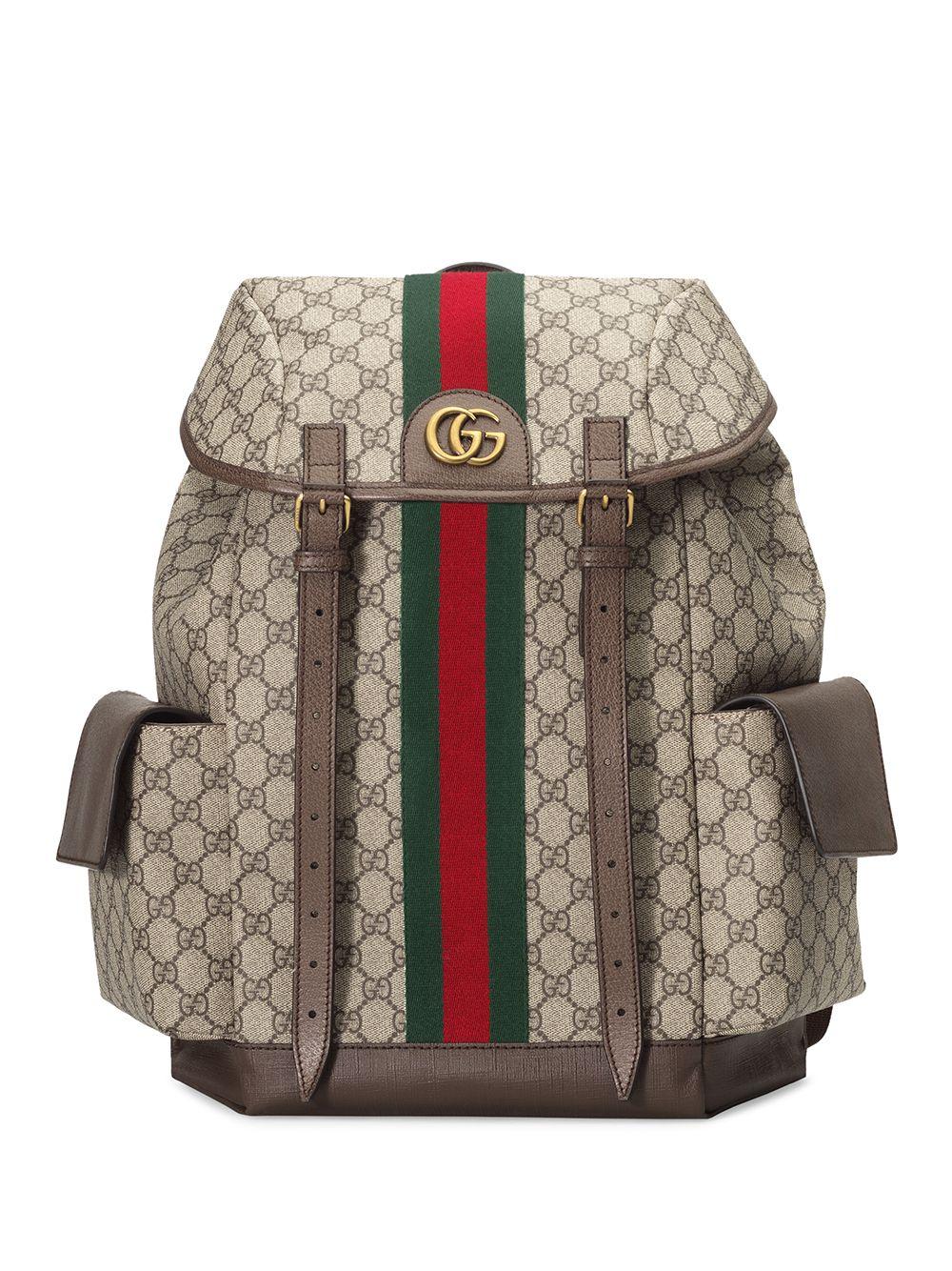 Gucci Ophidia GG Medium Backpack in Natural for Men | Lyst