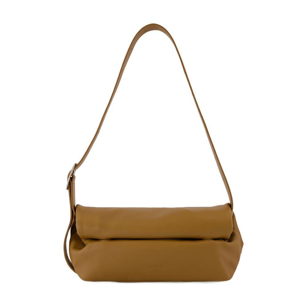 【関税込み】Rollup Small Square Belt Shoulder Bag - Jil Sand Jil Sander Rollup Small Square Belt Bag in Black | FWRD