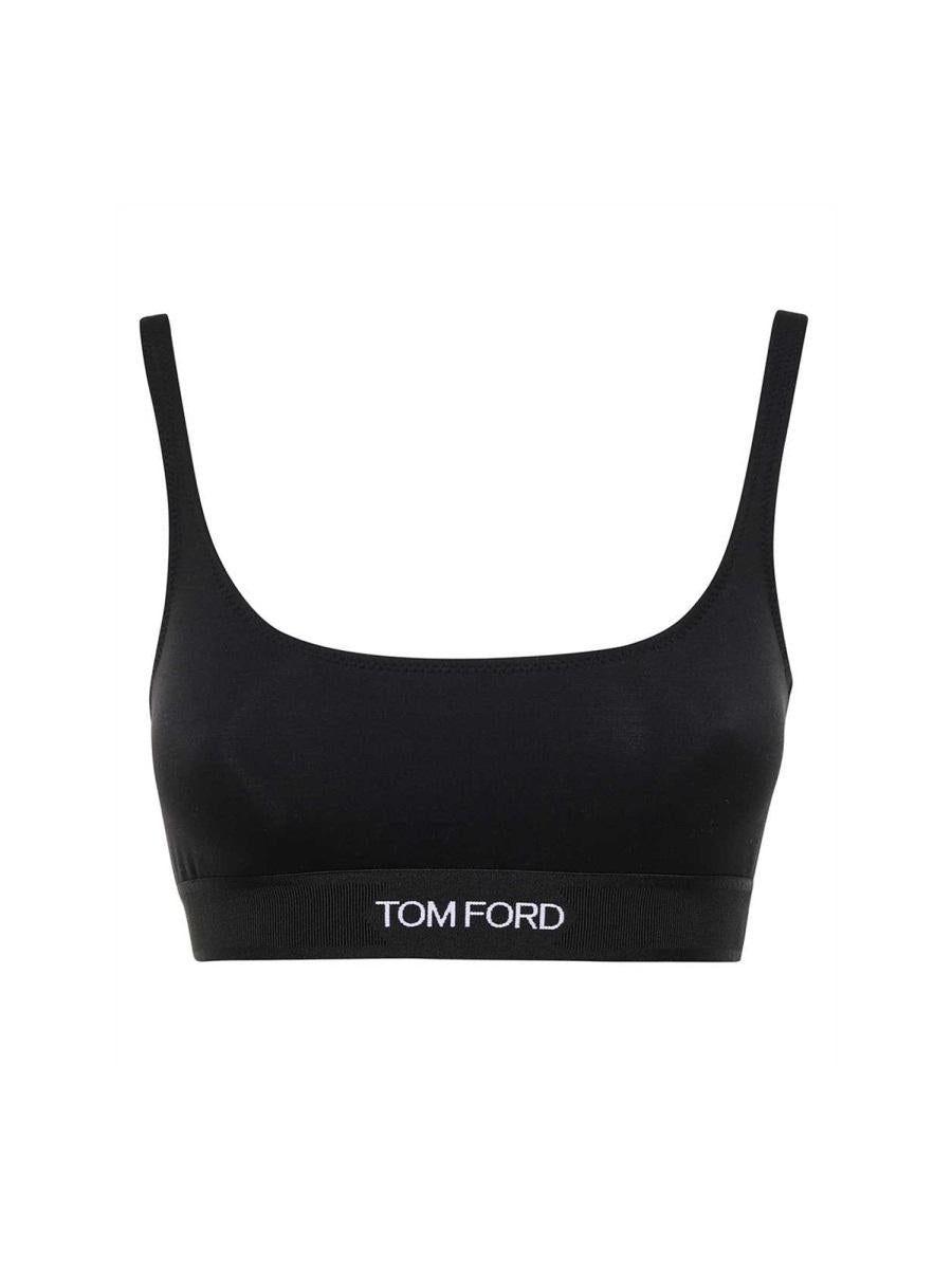 Tom Ford Bralette With Logo in Black