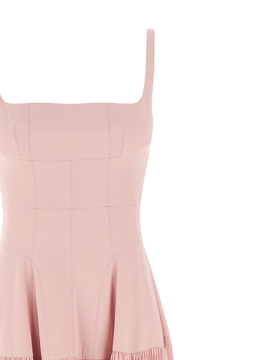 ワンピース GIOVANNI BEDIN SS25 Striped silk dress (GB25068 PINK) Giovanni Bedin Pink Striped silk dress for Women Online USA