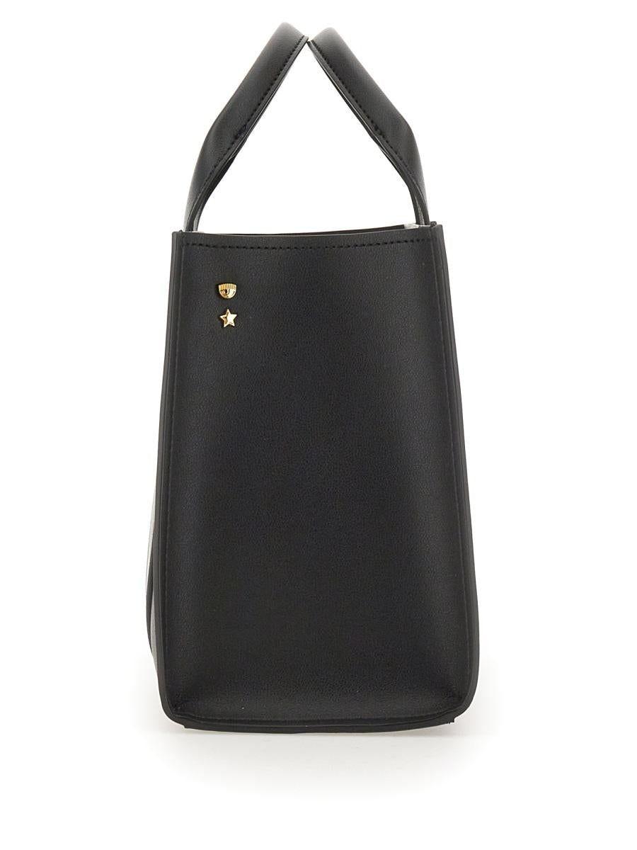 CHIARA FERRAGNI: tote bags for woman - Black  Chiara Ferragni tote bags  75SB4BF4ZS954 online at