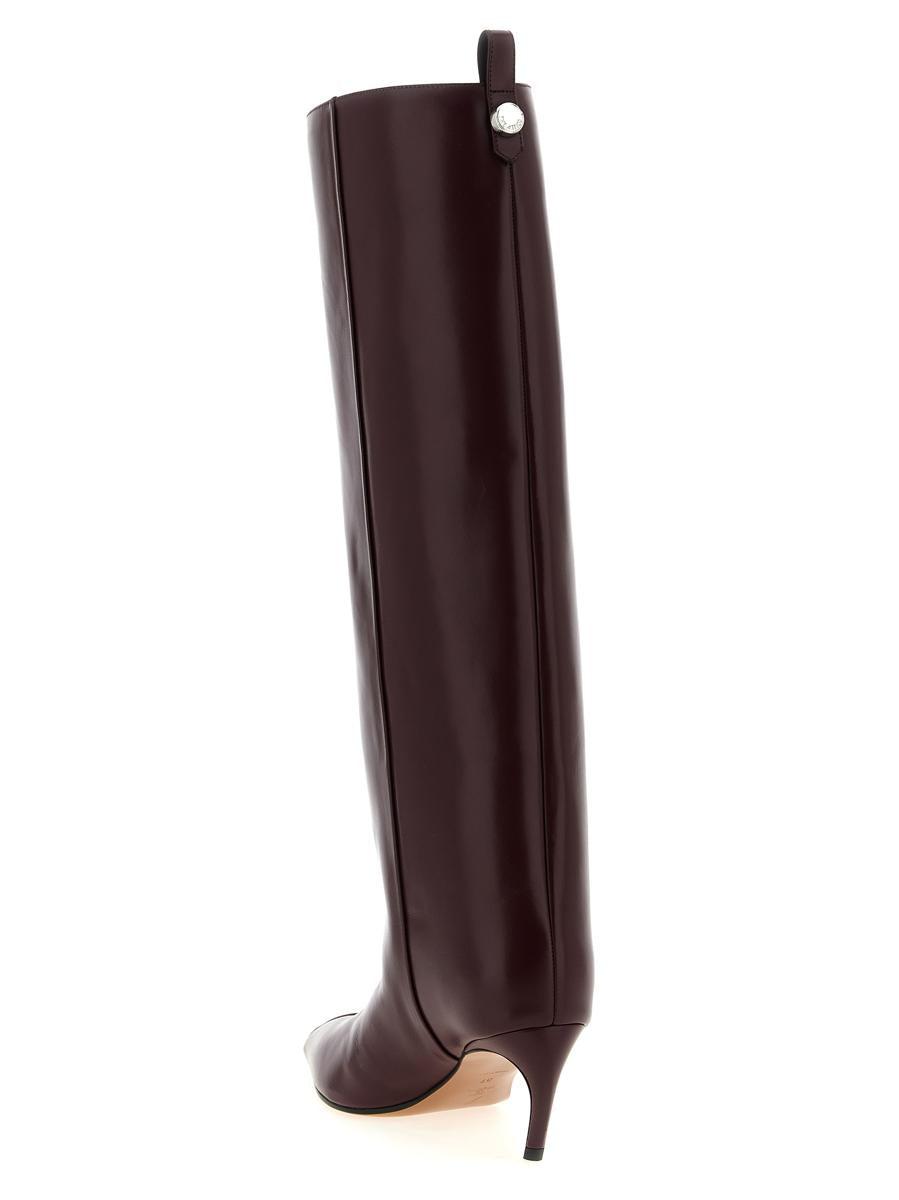 ブーツその他 THE ATTICO Lea boots THE ATTICO Robin layered leather knee boots | NET-A-PORTER