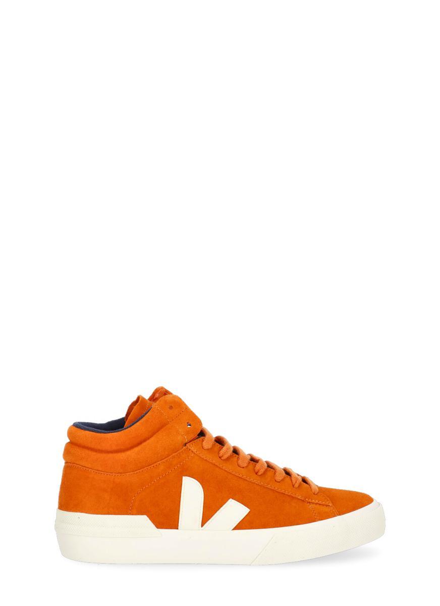 Veja Minotaur Pumpin Suede High Sneakers in Orange | Lyst