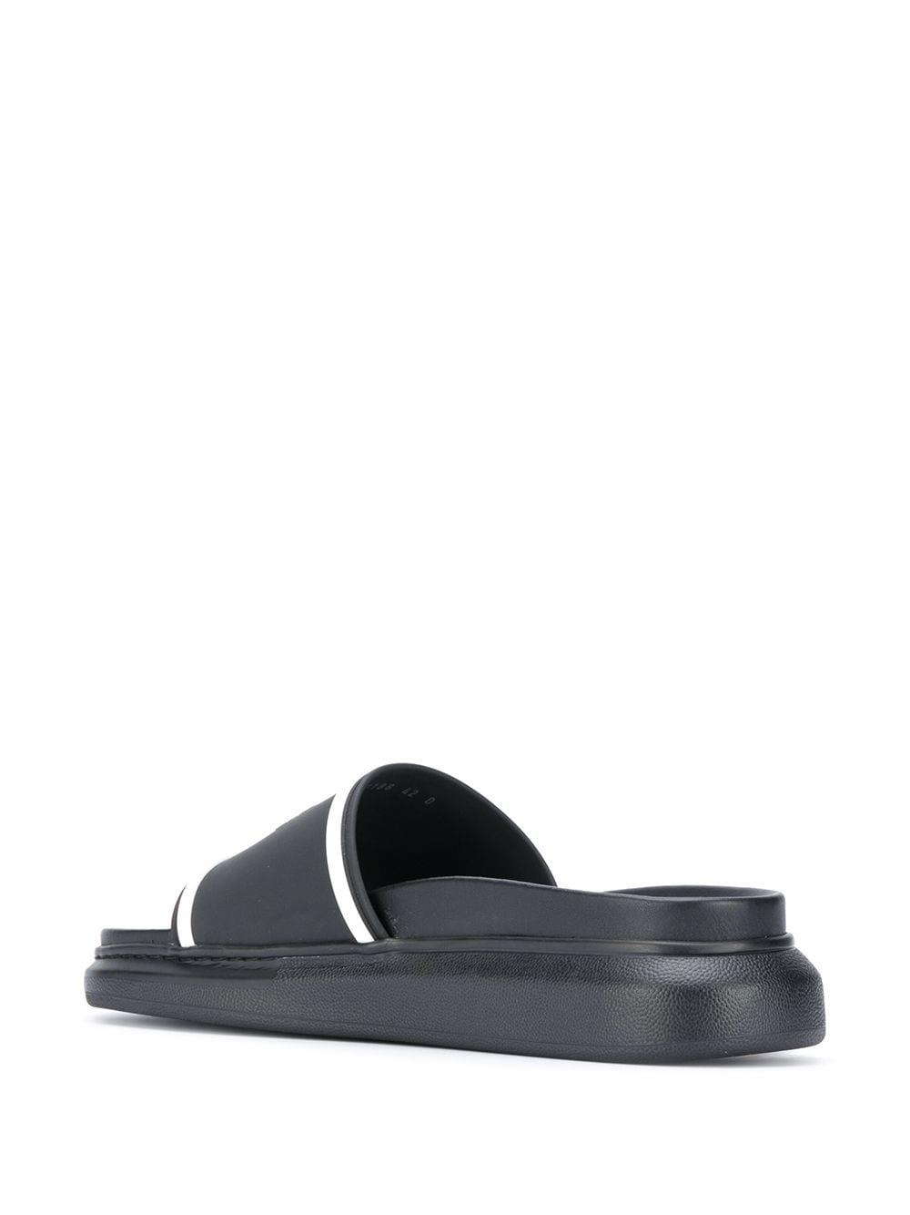 Alexander McQueen Logo Pool Slides for Men - Save 22% - Lyst