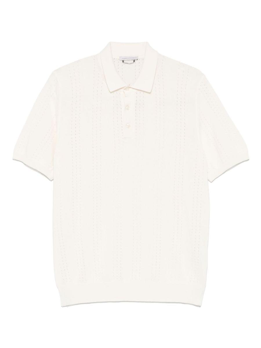 Tシャツ・カットソー DANIELE ALESSANDRINI Men Sweater LDA1SS25M008100 White Daniele Alessandrini Polo shirts for Men | Online Sale up to