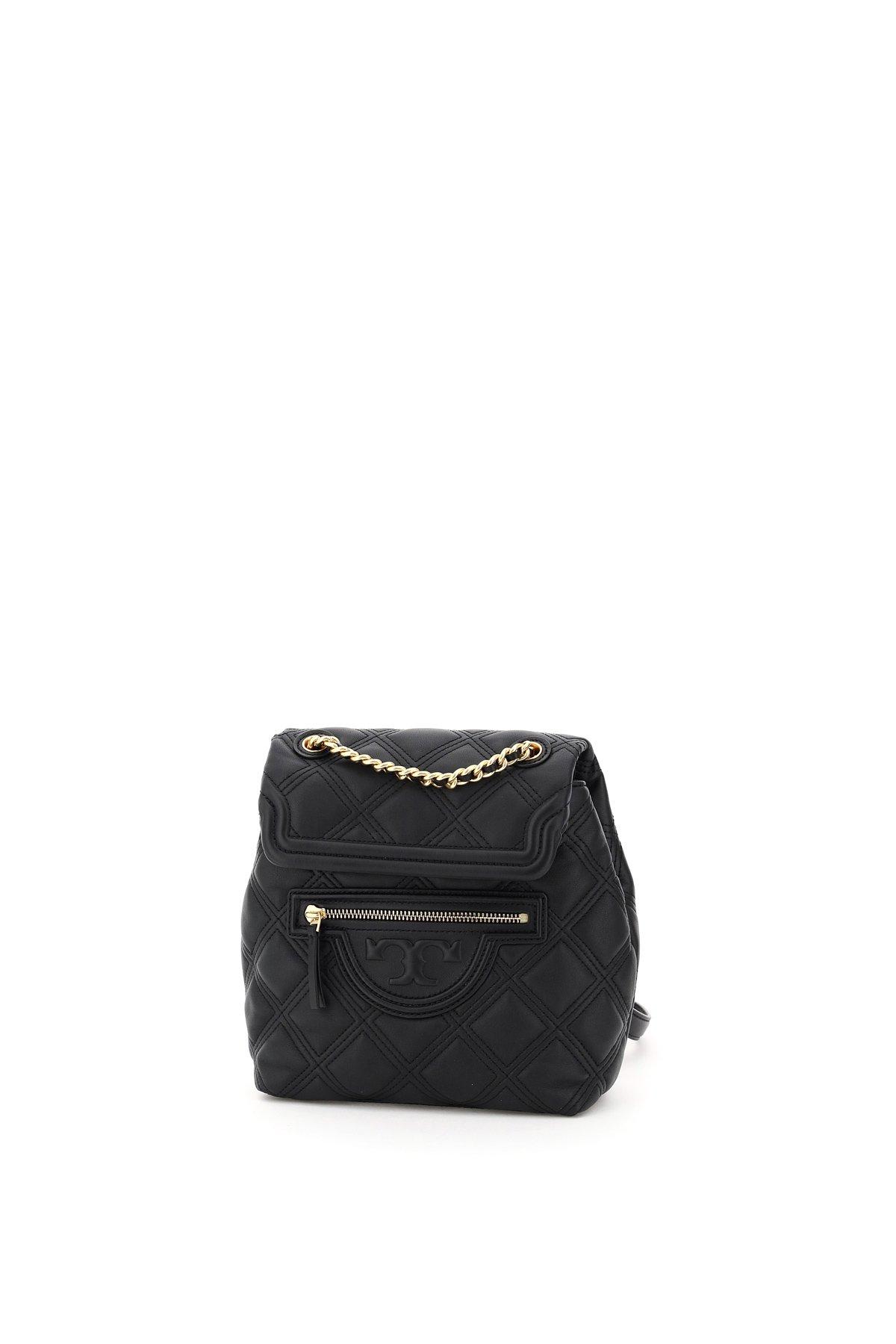 Tory Burch Fleming Soft Mini Backpack in Black Lyst Australia