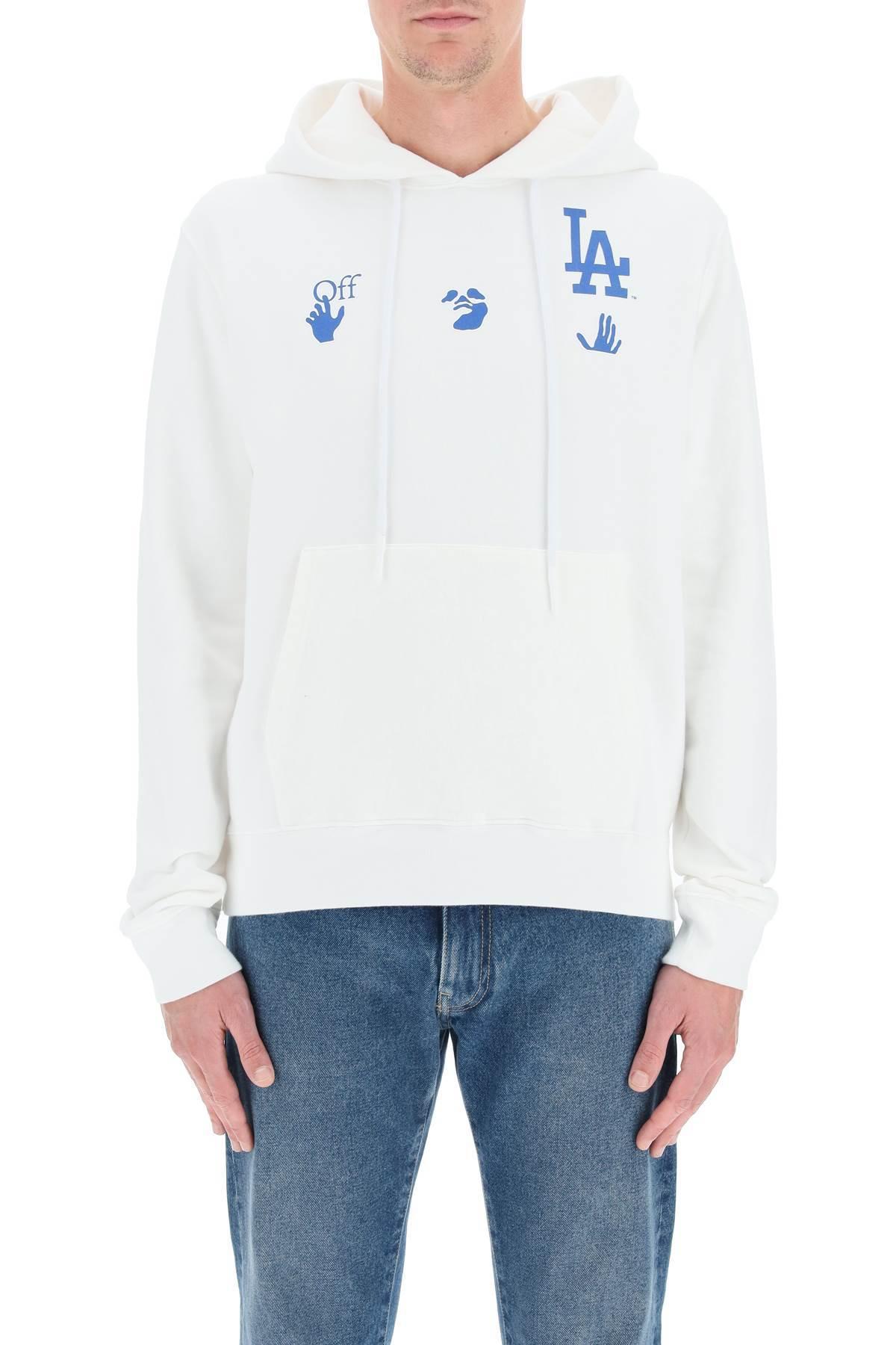 Off-White c/o Virgil Abloh Los Angeles Dodgers Hoodie X Mlb in White for | Lyst