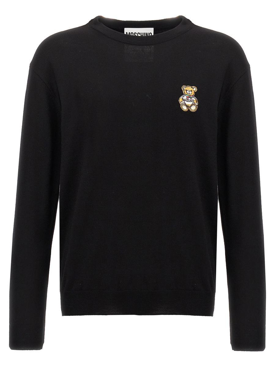 Black teddy sweater hotsell