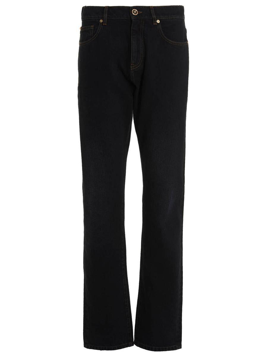 Versace 'medusa biggie' Jeans in Black for Men | Lyst