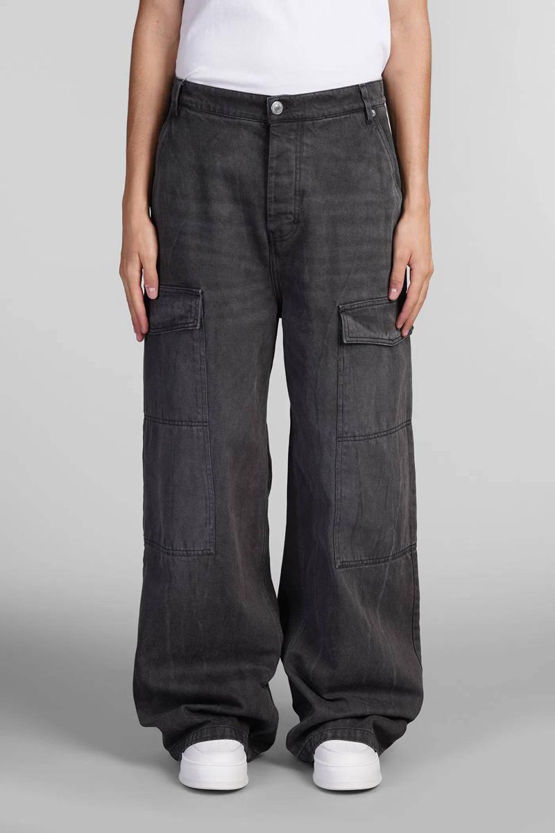 パンツ AMI PARIS Woman Pants Black FTR008WV0039 001 AMI PARIS - BLACK FIT FLARE TROUSERS – LE LABO STORE